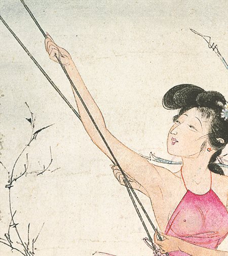 富蕴县-胡也佛的仕女画和最知名的金瓶梅秘戏图